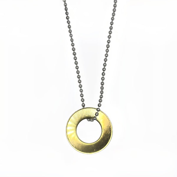 Silver Stainless Steel 1.5mm Ball Achievement Necklace