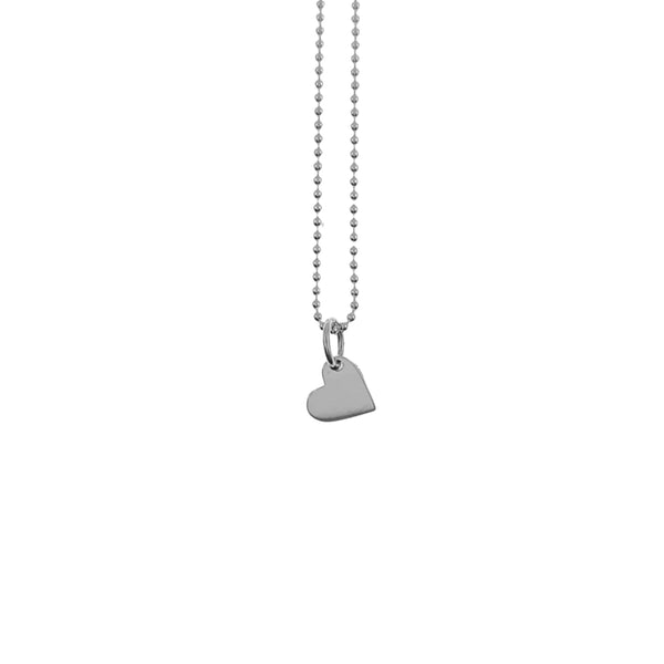 Sterling Mini  Heart Necklace